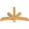 Ekena Millwork Alberta Rough Sawn Timber Gable Bracket, Western Red Cedar, 48"W x 32"H x 4"D x 4"F, 16/12 Pitch GBW048X32X0404ALB00RWR - alternate 4